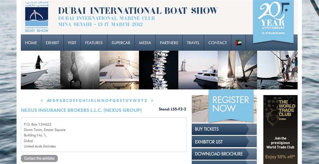 Dxb BoatShow Exhibitor